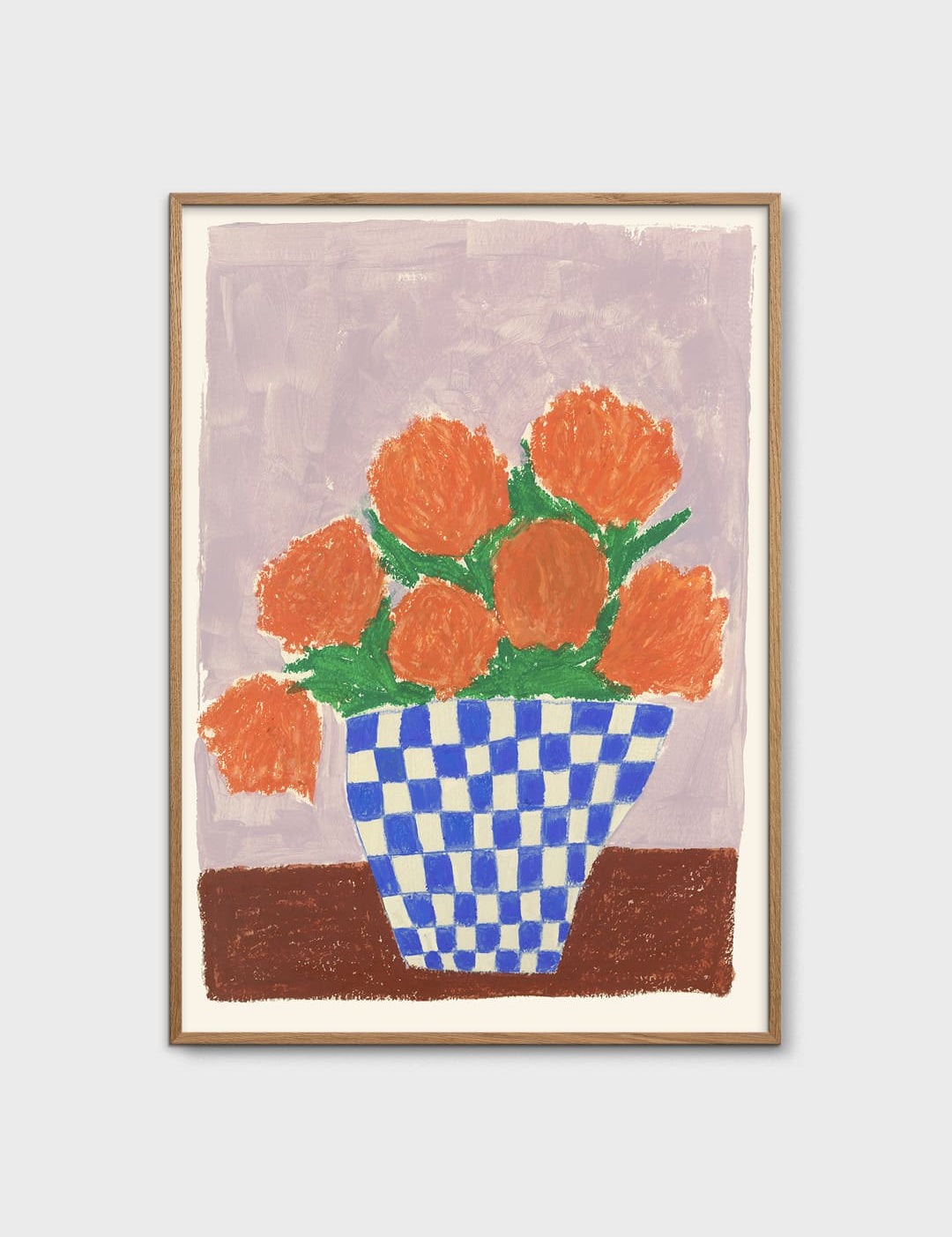 Orange Flowers by Carla Llanos