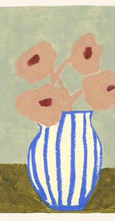Pink Flowers by Carla Llanos