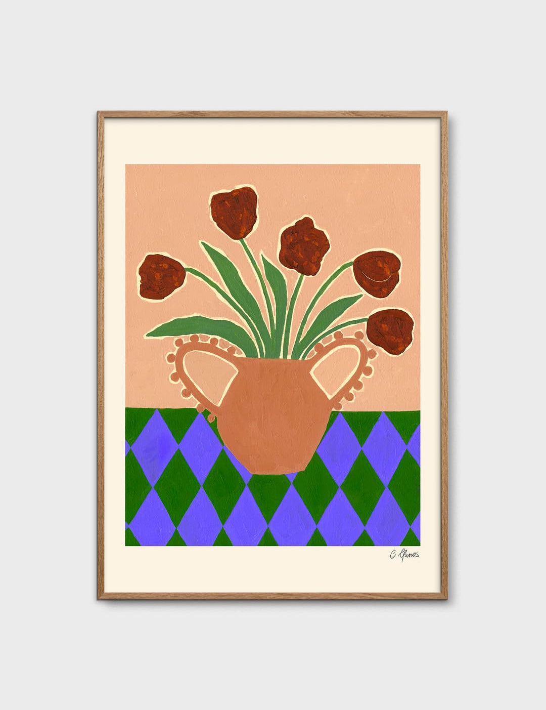 Red Tulips by Carla Llanos