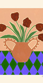 Red Tulips by Carla Llanos