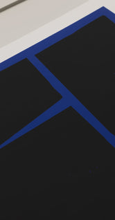 Blue Geometric 02 by Bycdesign Studio
