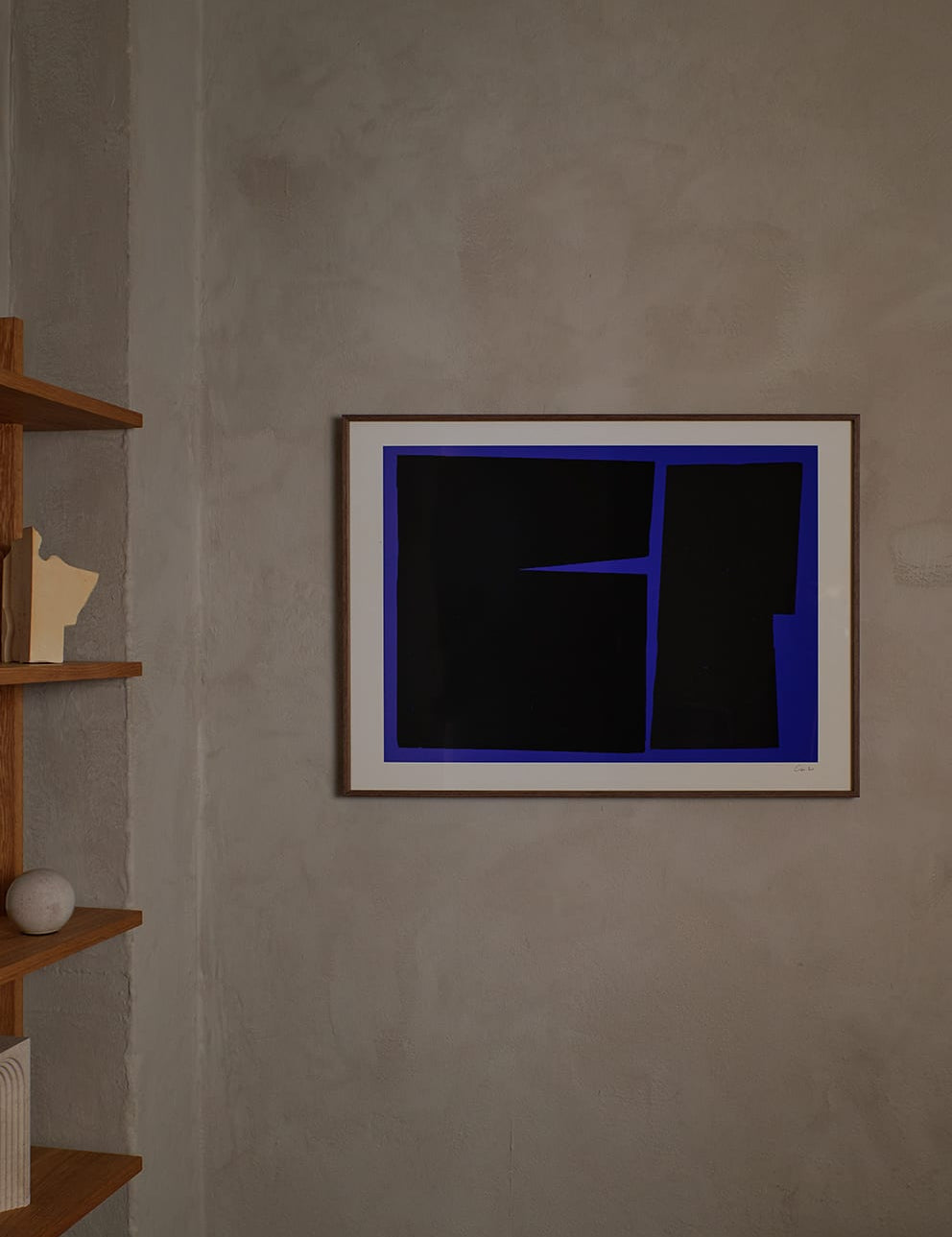 Blue Geometric 02 by Bycdesign Studio