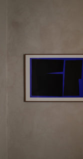 Blue Geometric 02 by Bycdesign Studio