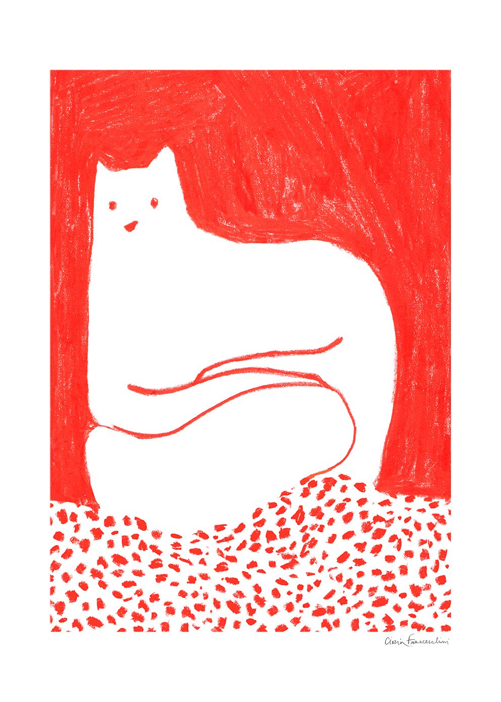 Cat in Red