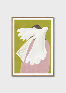 Bird and Woman by Clara Schicketanz