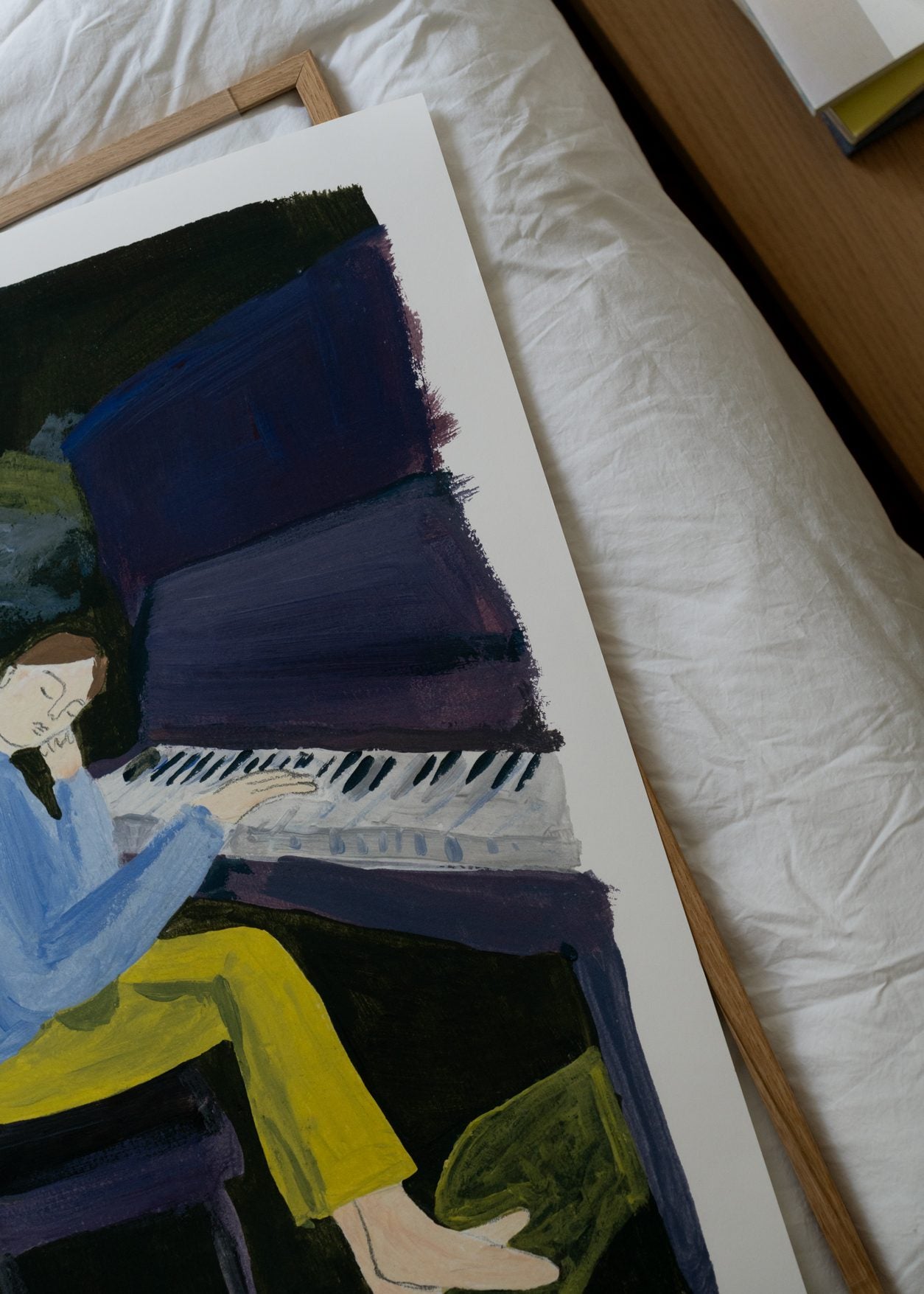 Hania at the Piano by Clara Schicketanz