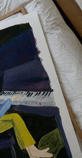 Hania at the Piano by Clara Schicketanz