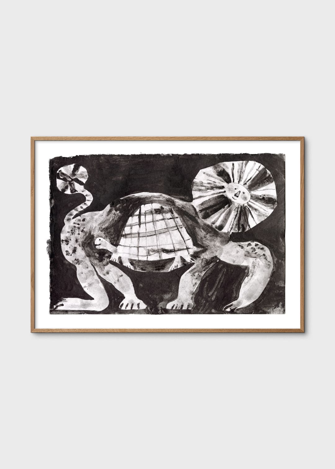 Turtle and Lion by Clara Selina Bach
