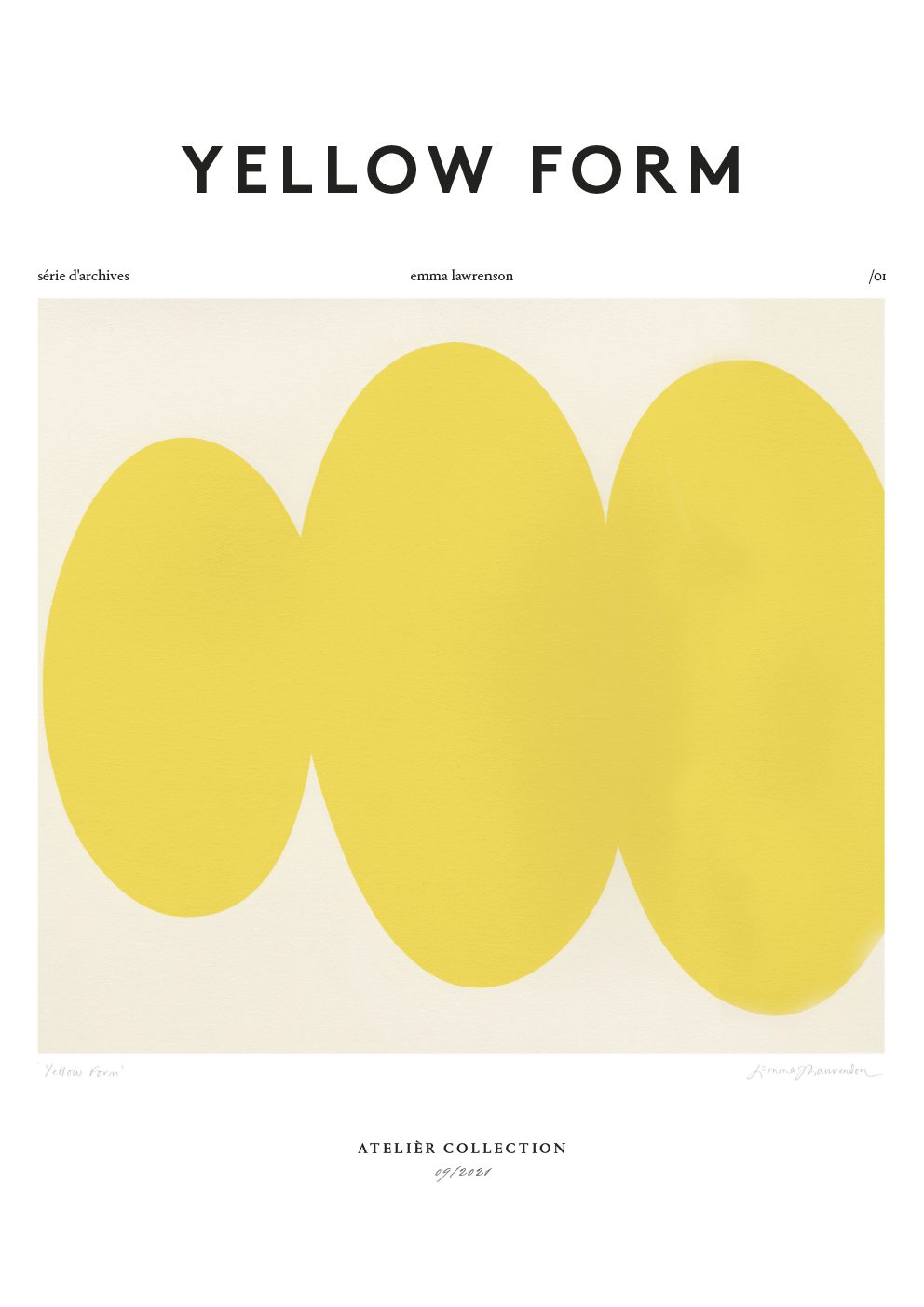 Yellow Form by Emma Lawrenson