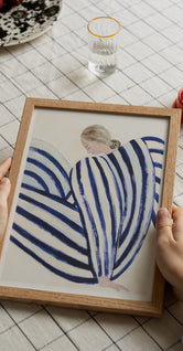 Blue Stripe At Concorde by Sofia Lind