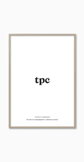 Beige Wood Frame - The Poster Club