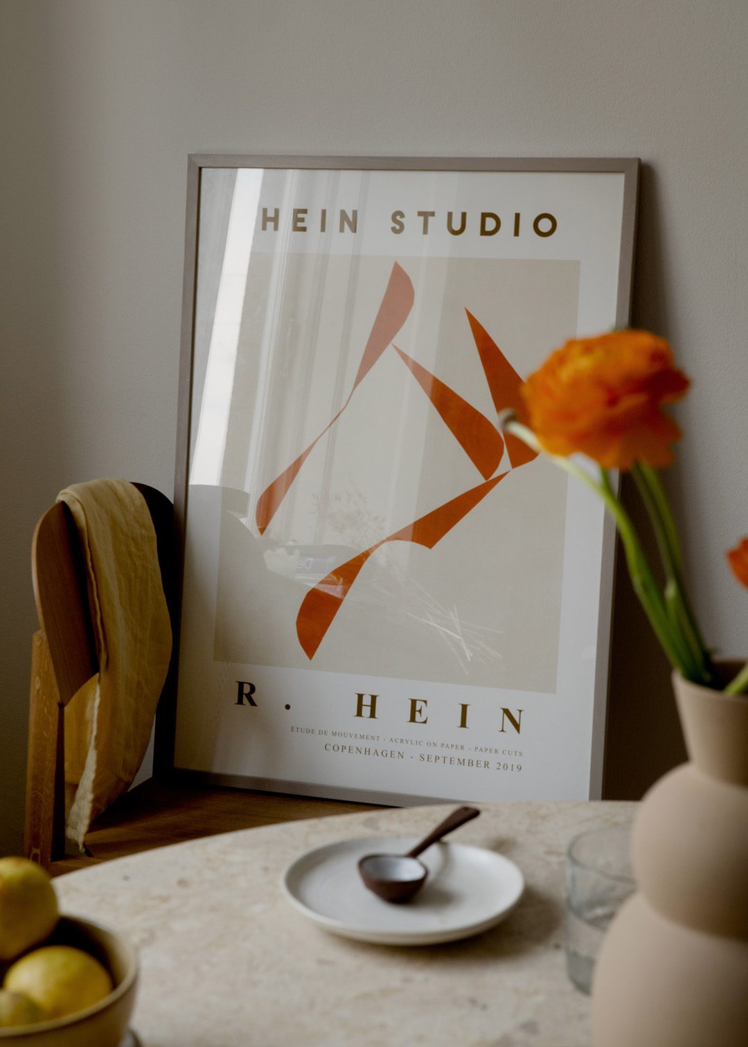 Beige Wood Frame | The Poster Club
