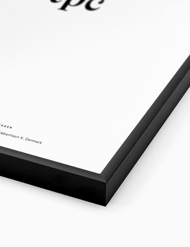 Thin Black Aluminium Frame