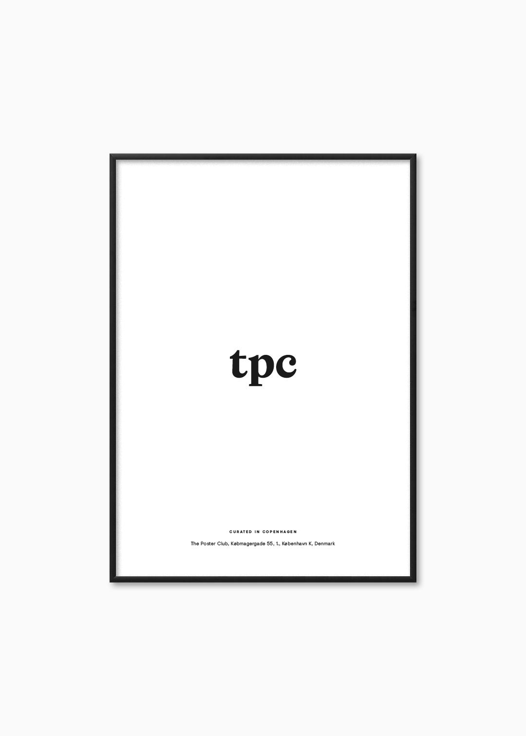 Thin Black Aluminium Frame - The Poster Club