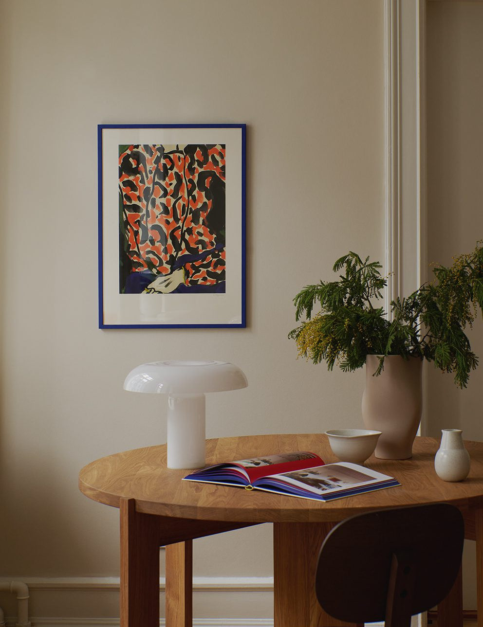 Blue Wood Frame