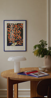 Blue Wood Frame