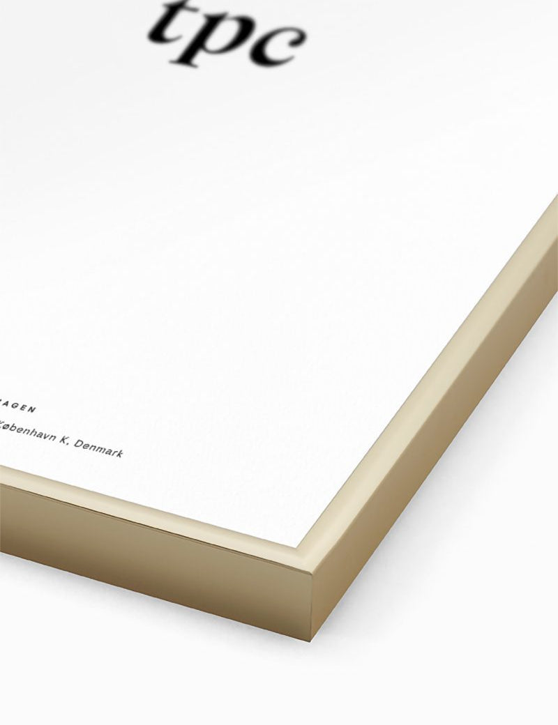 Thin Brass Aluminium Frame