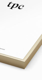 Thin Brass Aluminium Frame