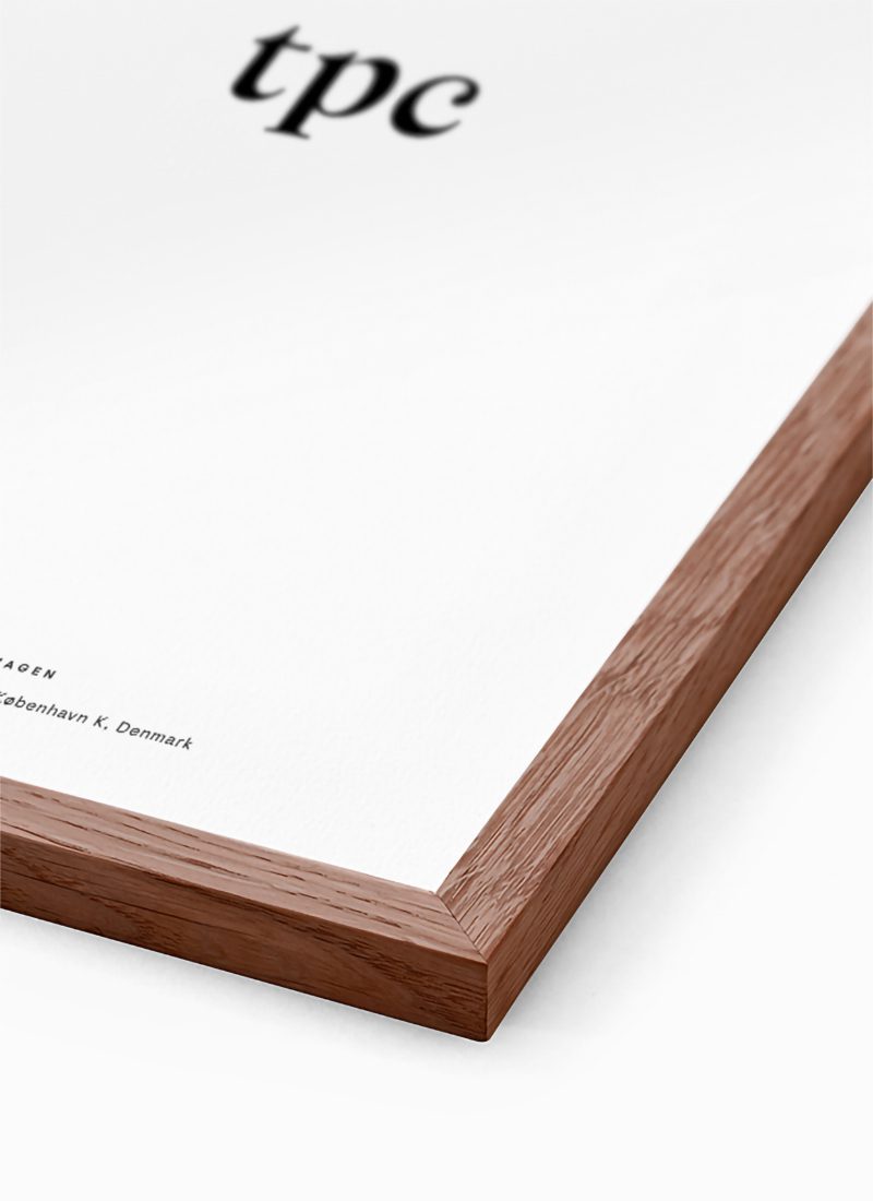 Dark Oak Frame | The Poster Club