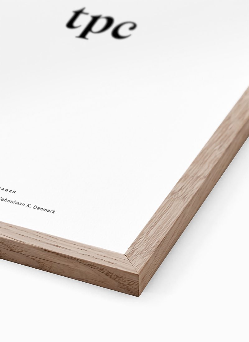 Oak Frame | The Poster Club