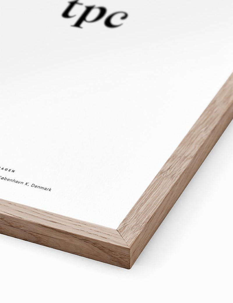 Thin solid Oak Frame