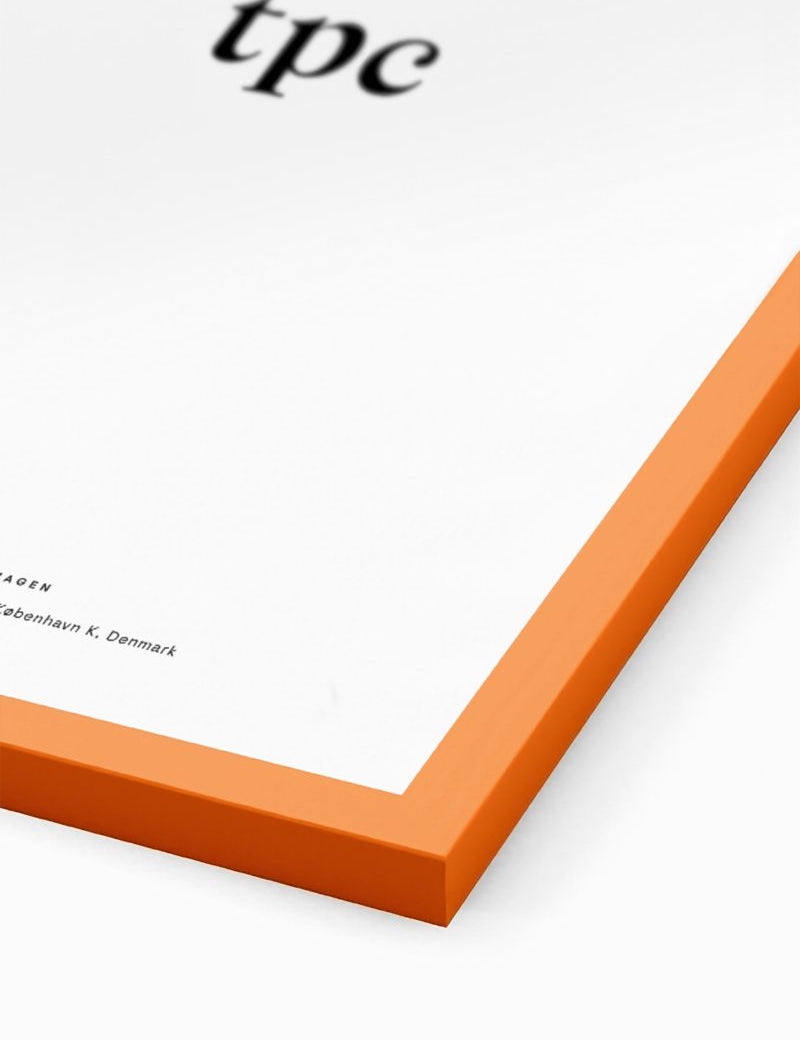 Orange Wood Frame