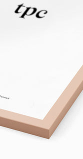 Pink wood frame