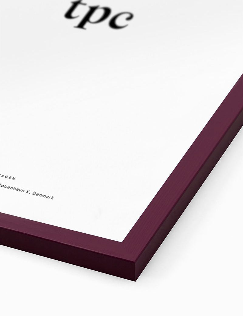 Plum Wood Frame