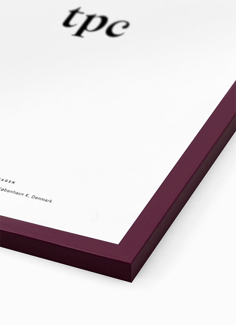Plum Wood Frame