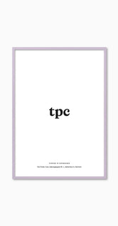 Lavender Wood Frame - The Poster Club