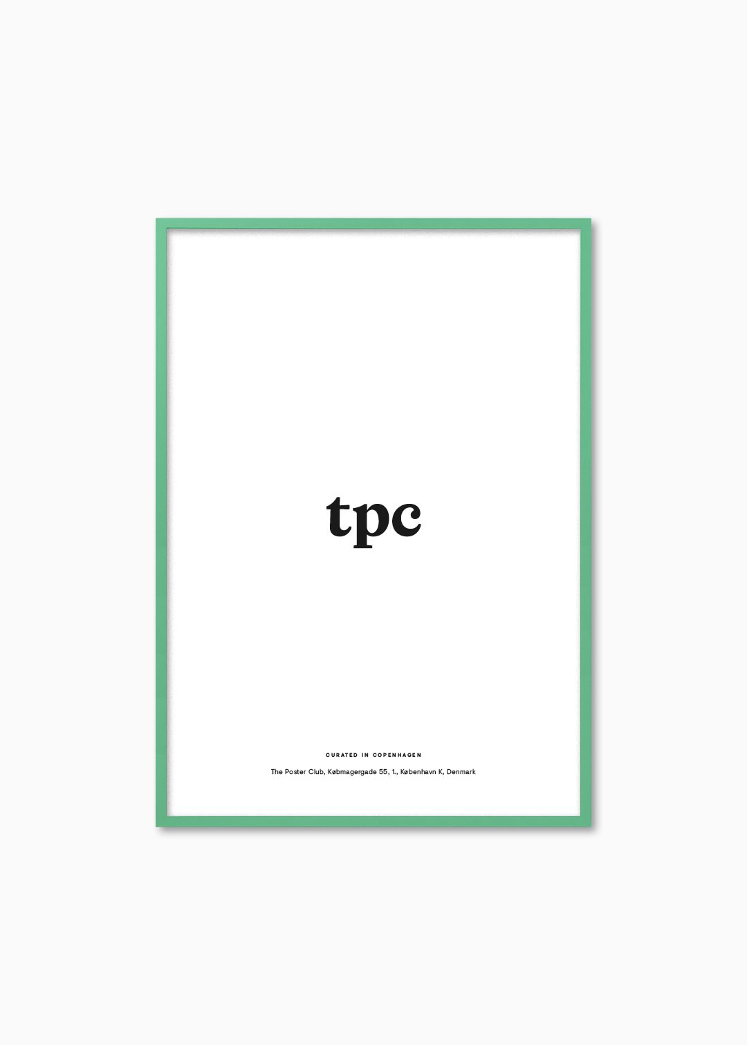 Mint Green Wood Frame - The Poster Club