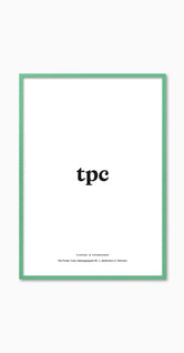 Mint Green Wood Frame - The Poster Club