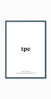 Petrol Wood Frame