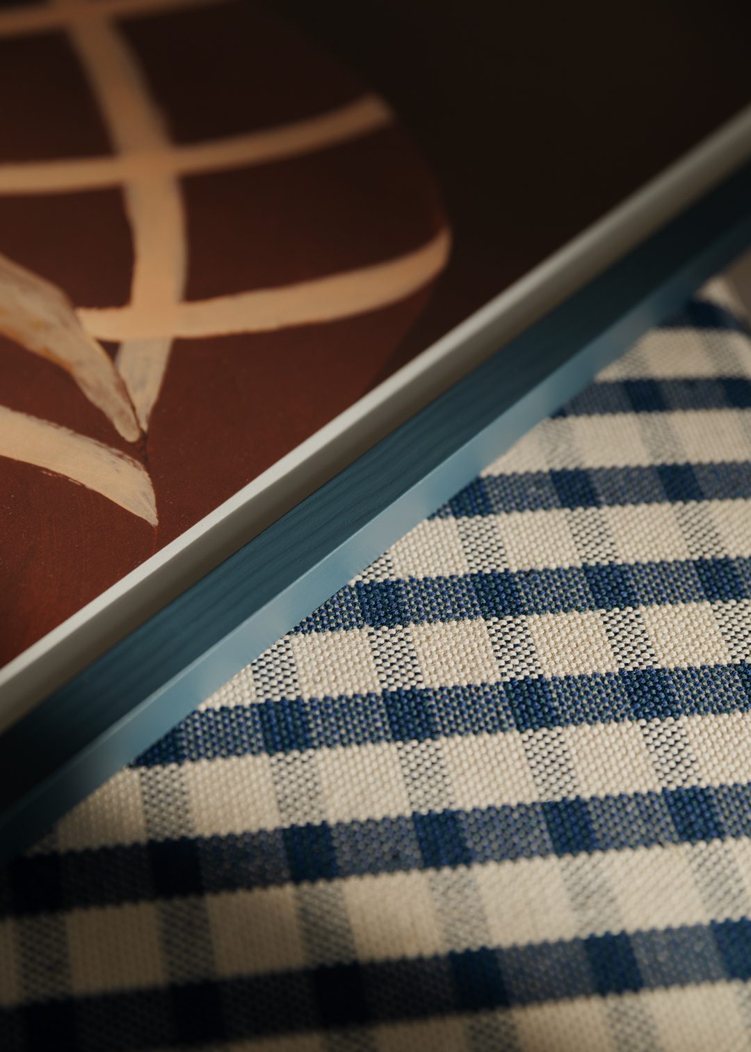 Petrol Wood Frame