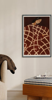 Petrol Wood Frame