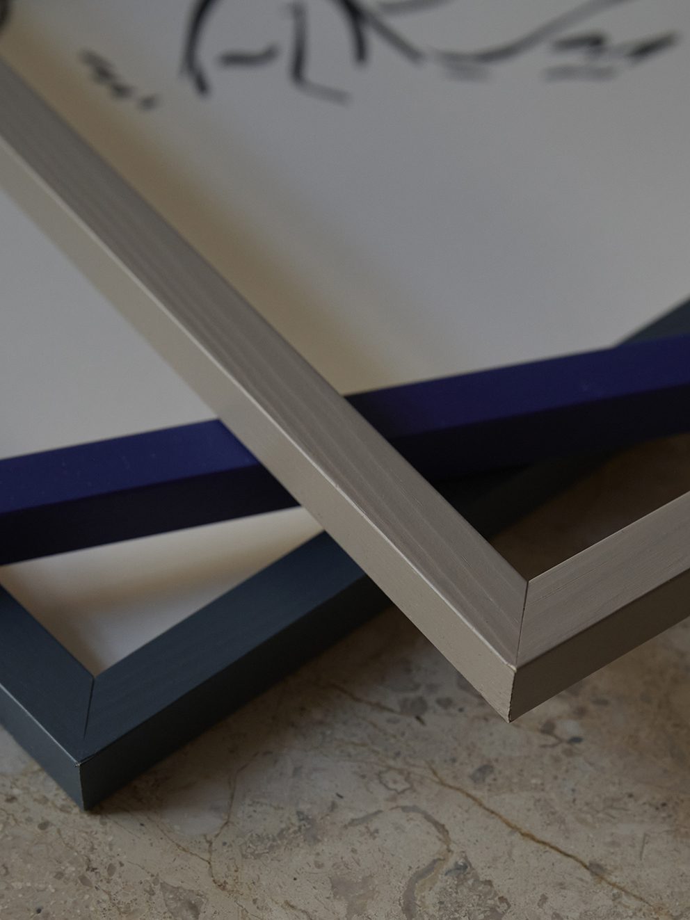 Petrol Wood Frame