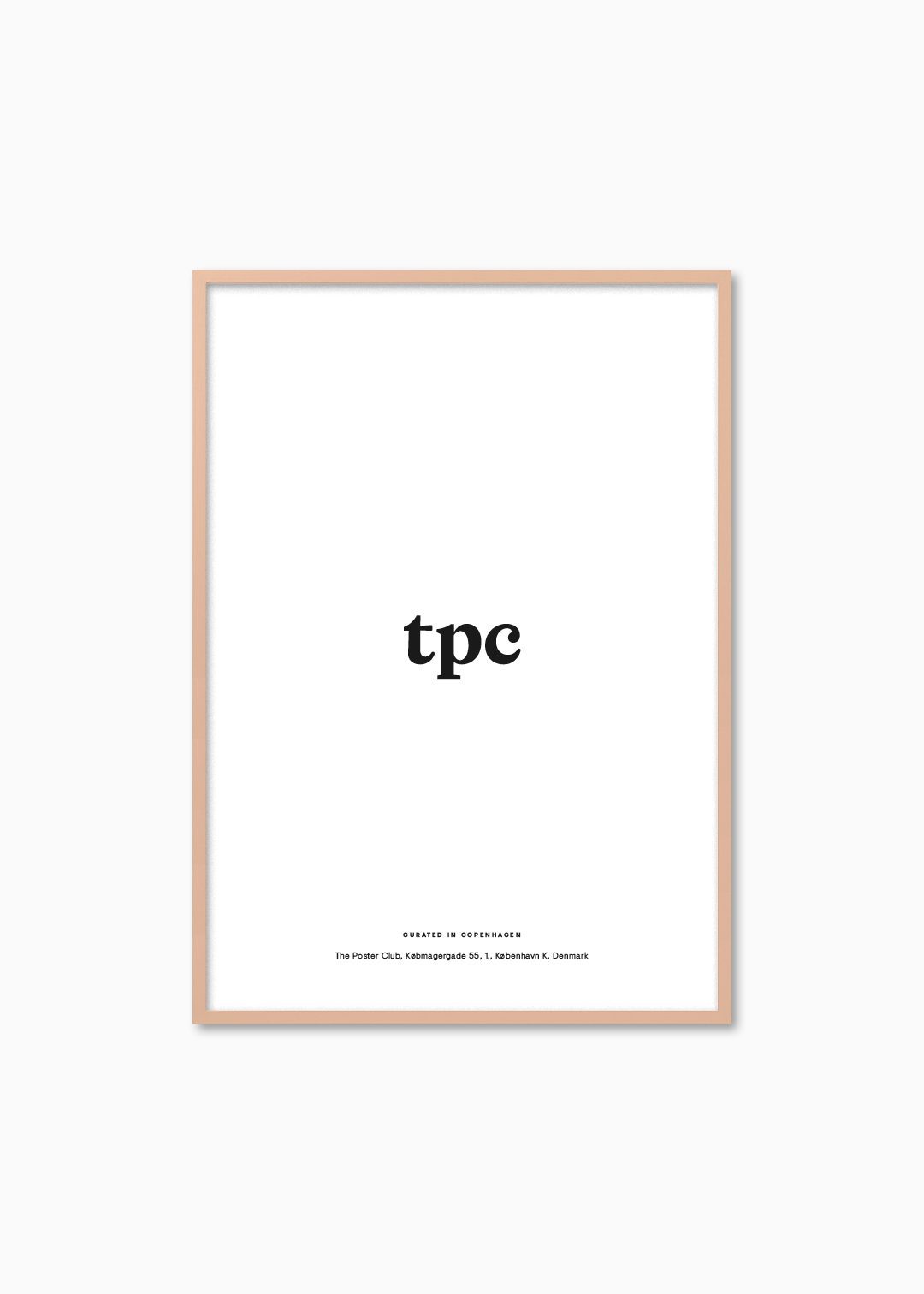 Pink Wood Frame - The Poster Club