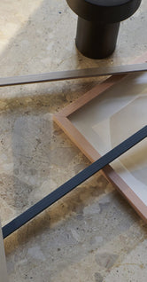 Painted wood frames