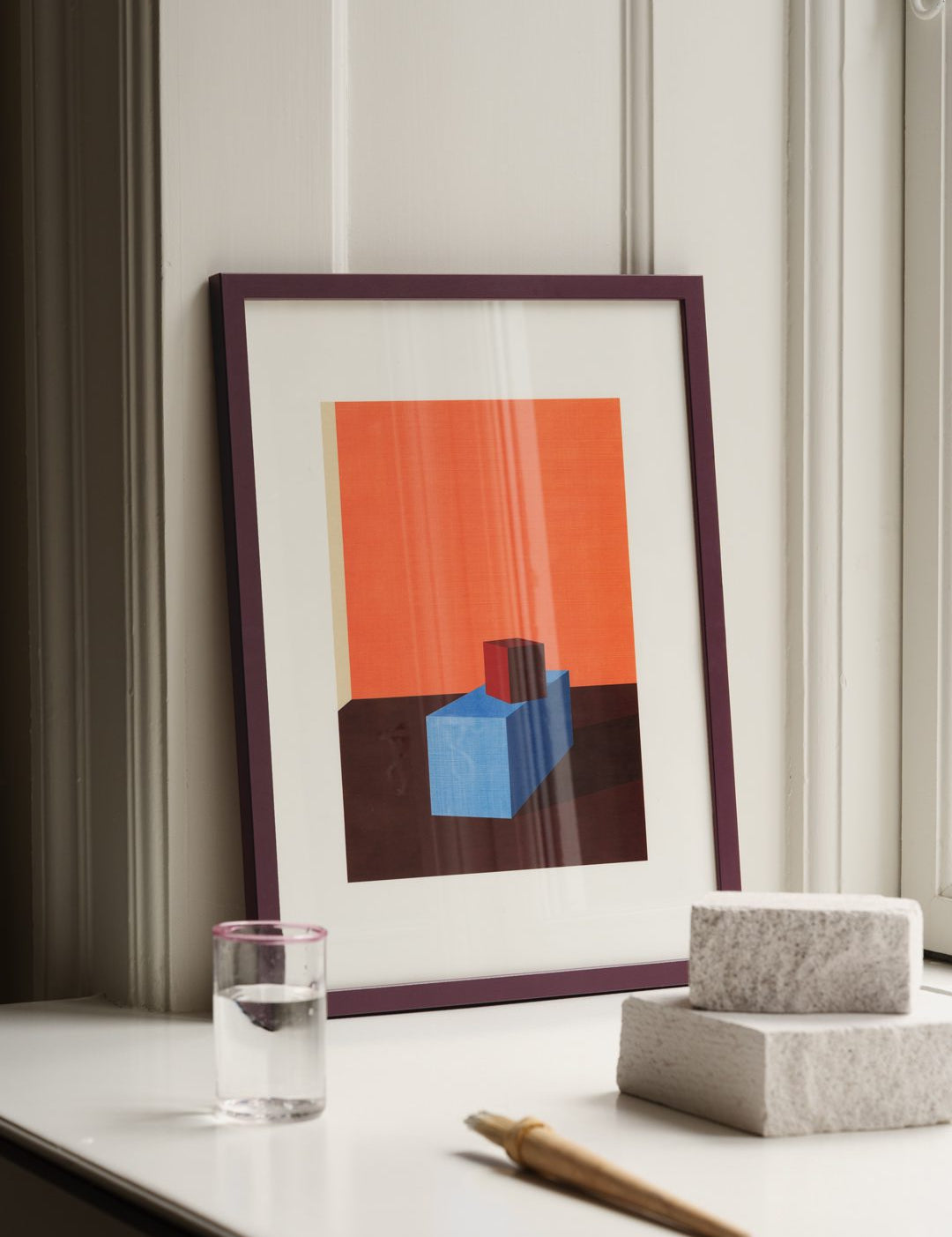 Plum Wood Frame
