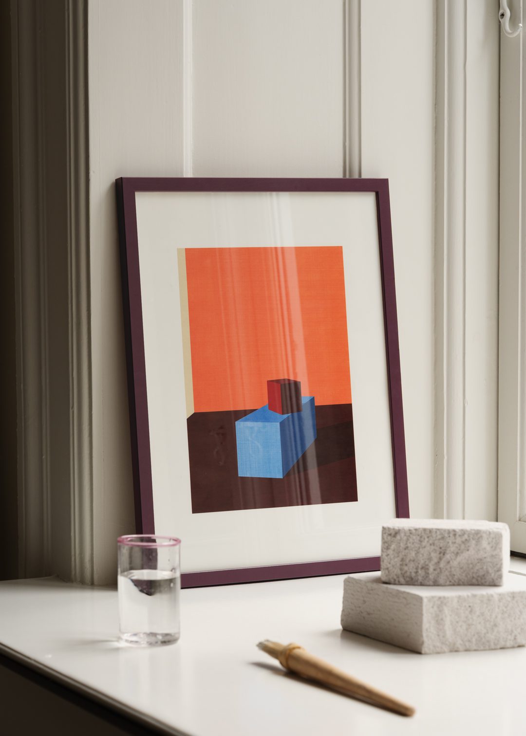 Plum Wood Frame