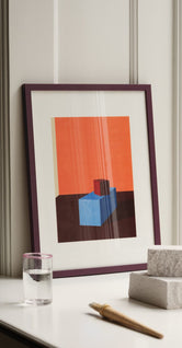 Plum Wood Frame