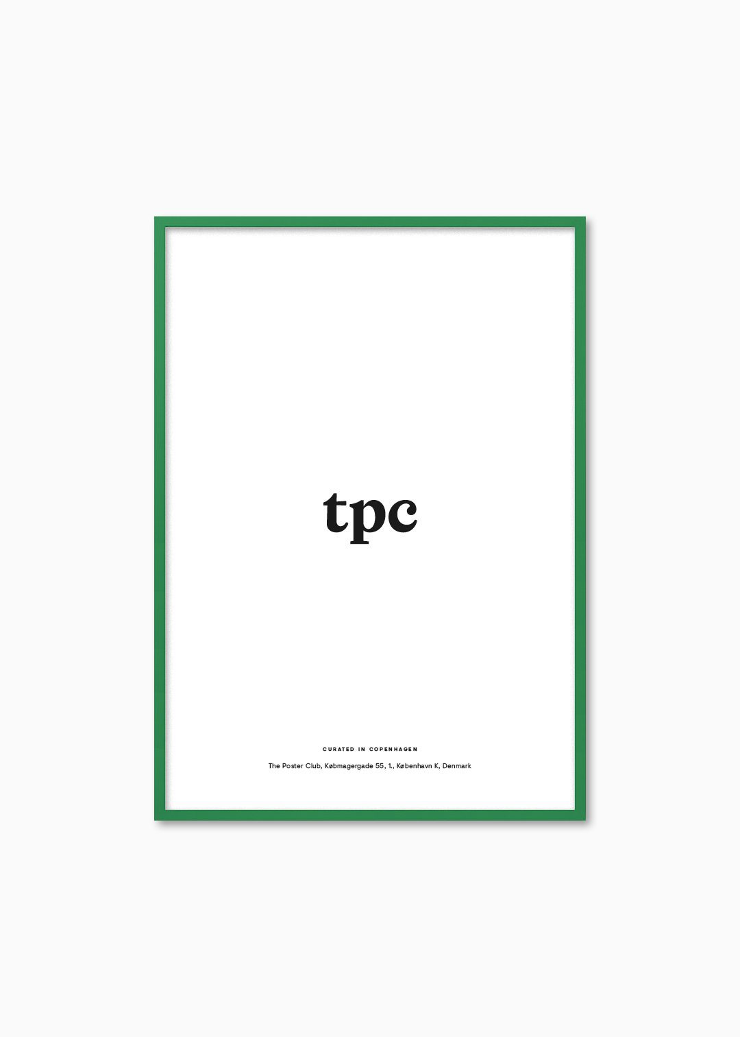 Green Wood Frame - The Poster Club
