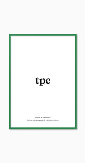 Green Wood Frame - The Poster Club