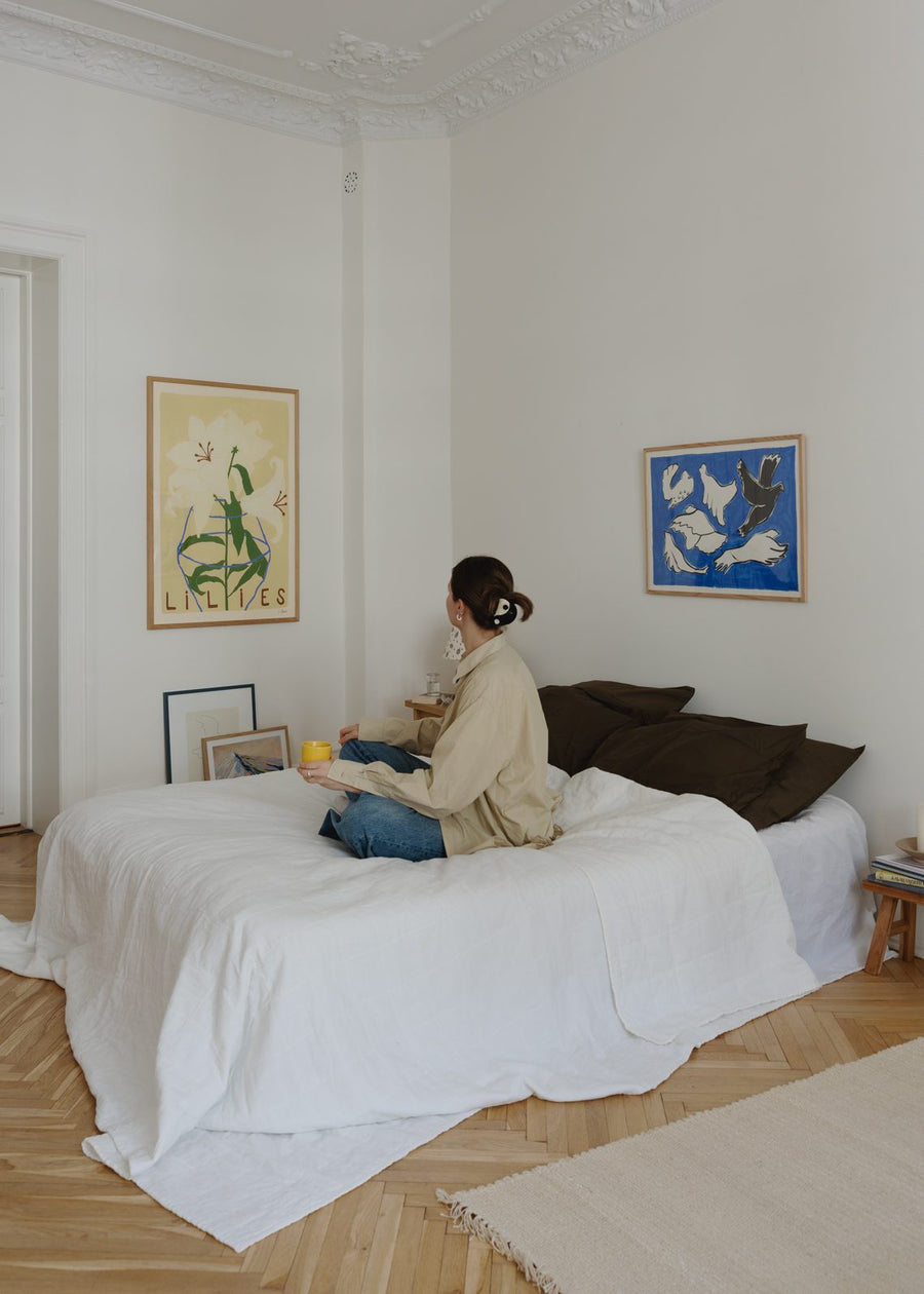 Framed art prints for the bedroom // The Poster Club