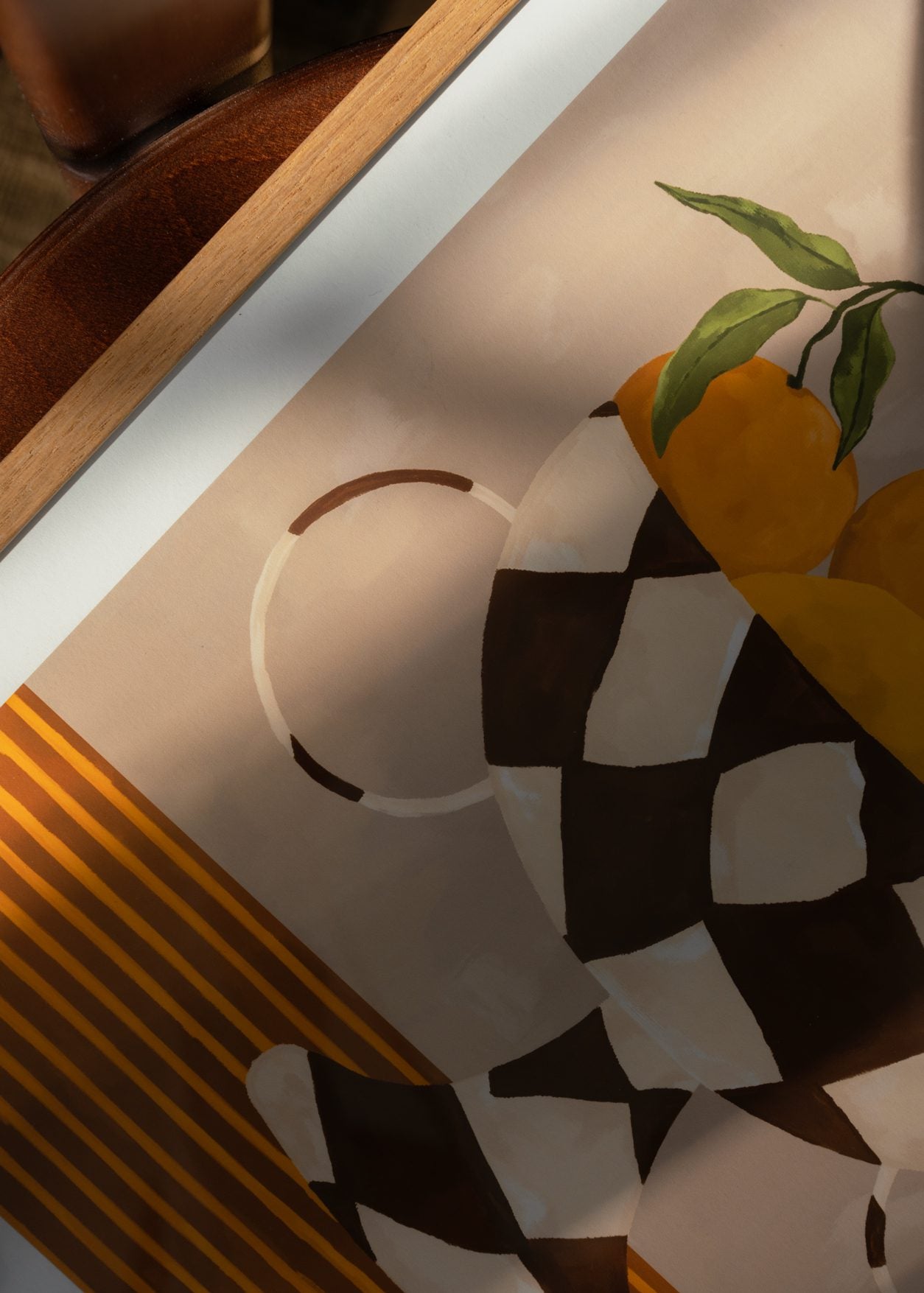 Lemons & Oranges in Checkered Vase by Frankie Penwill |… – The