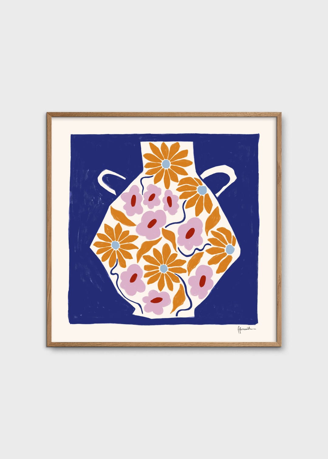Lemons & Oranges in Checkered Vase by Frankie Penwill |… – The