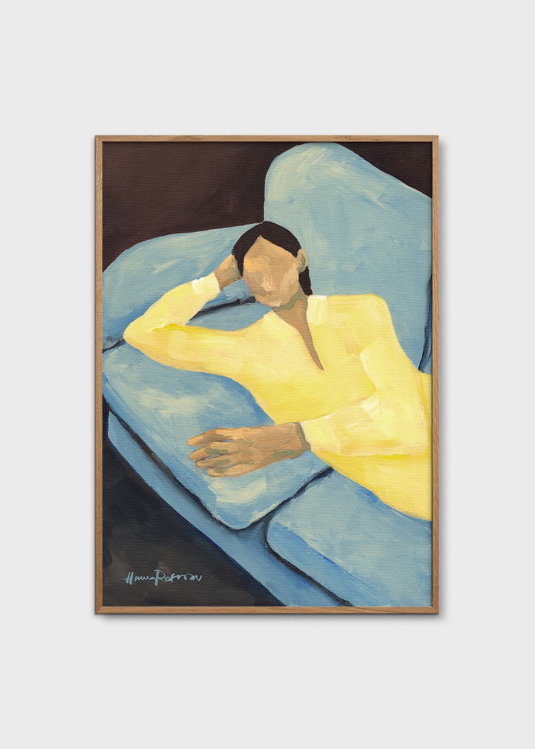 Blue Sofa by Hanna Peterson | The Poster Club