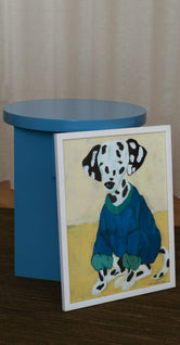 Dalmatian in Sweatshirt by Hanna Peterson