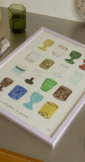A Collection of Glasses by Isabelle Vandeplassche