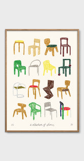 A Collection of Chairs by Isabelle Vandeplassche